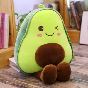 30cm Avocado plush toy with legs and round eyes for children and babies